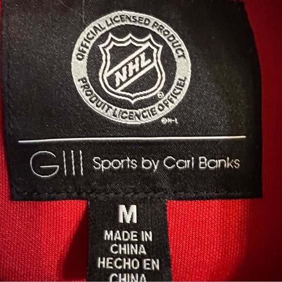 Detroit Red Wings Men's G-Ill Red Ice
Lightweight Sweater Jacket, Full zip Sz M - Picture 3 of 13